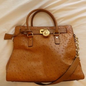 Michael Kors Ostrich Hamilton - MAKE ME AN OFFER!